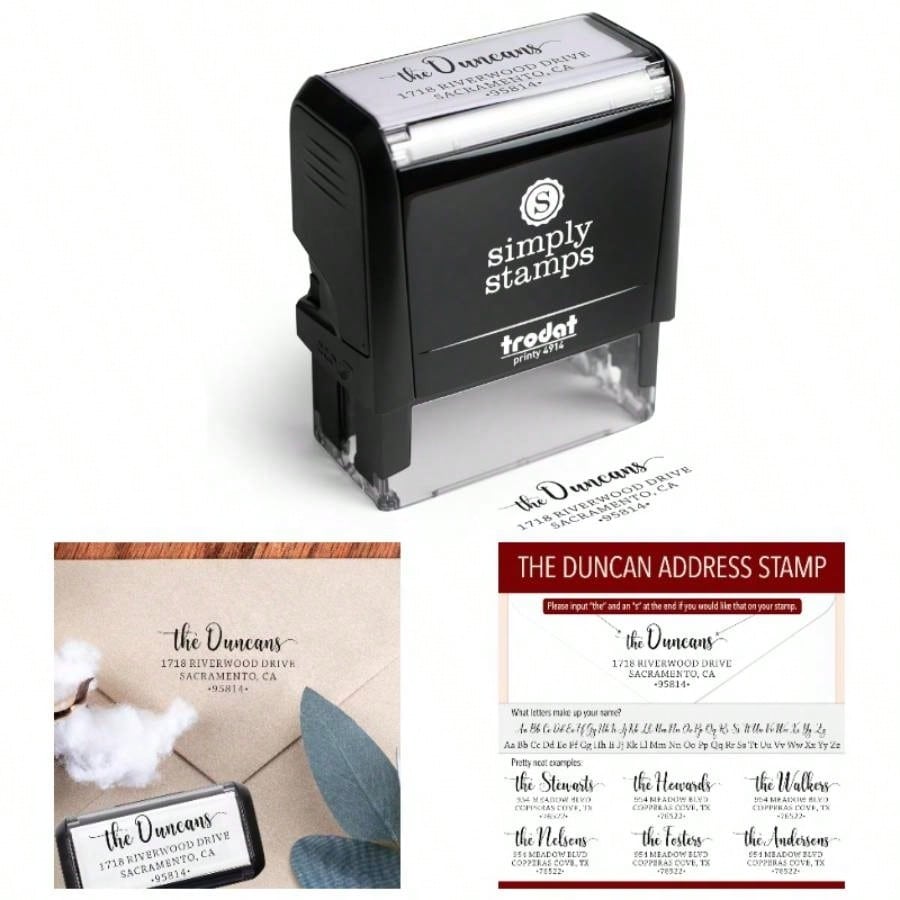 Self Inking Stamp - Personalized Self - Inking Address Stamp