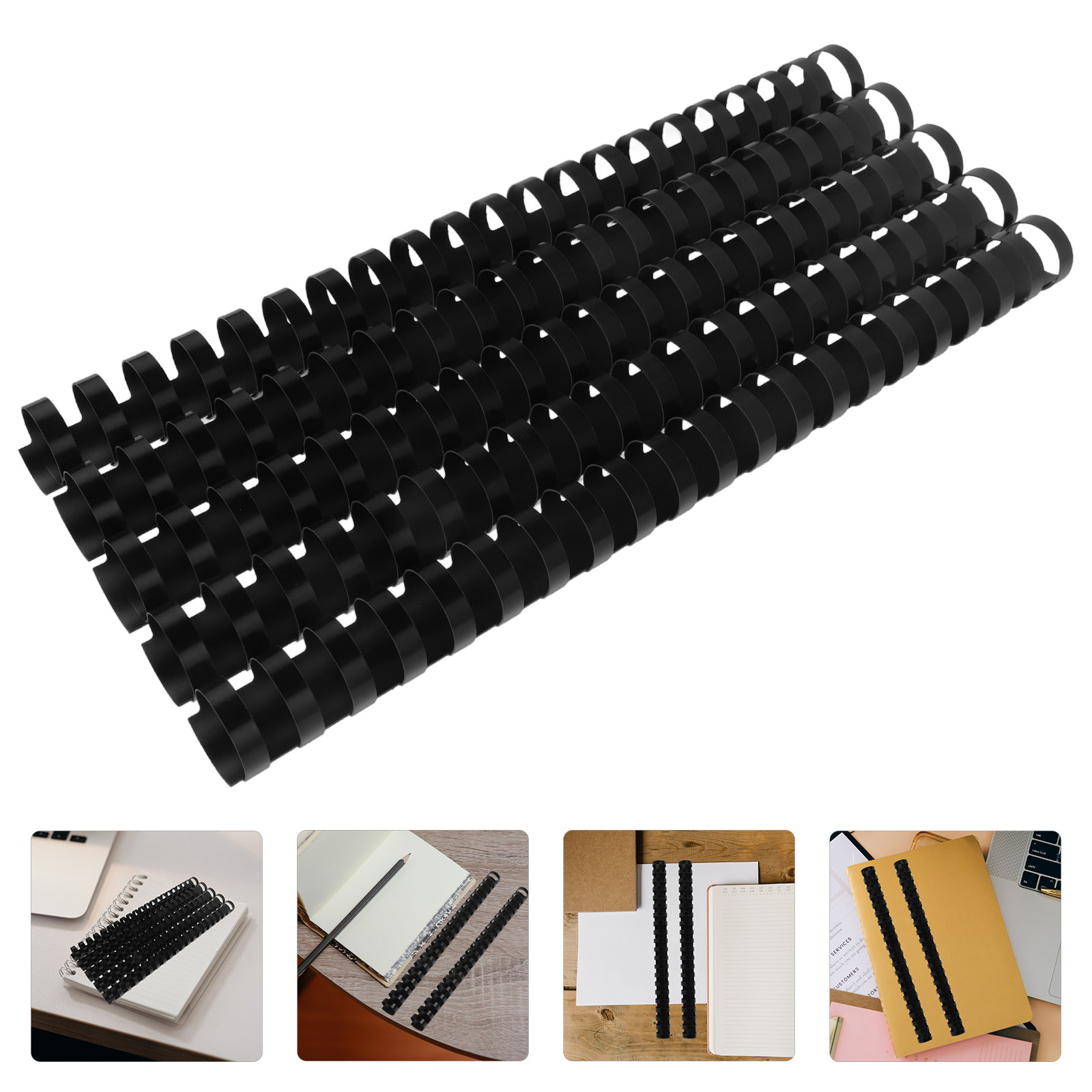 Binding Comb Plastic - 50Pcs Binding Rings Plastic 21-Ring Comb