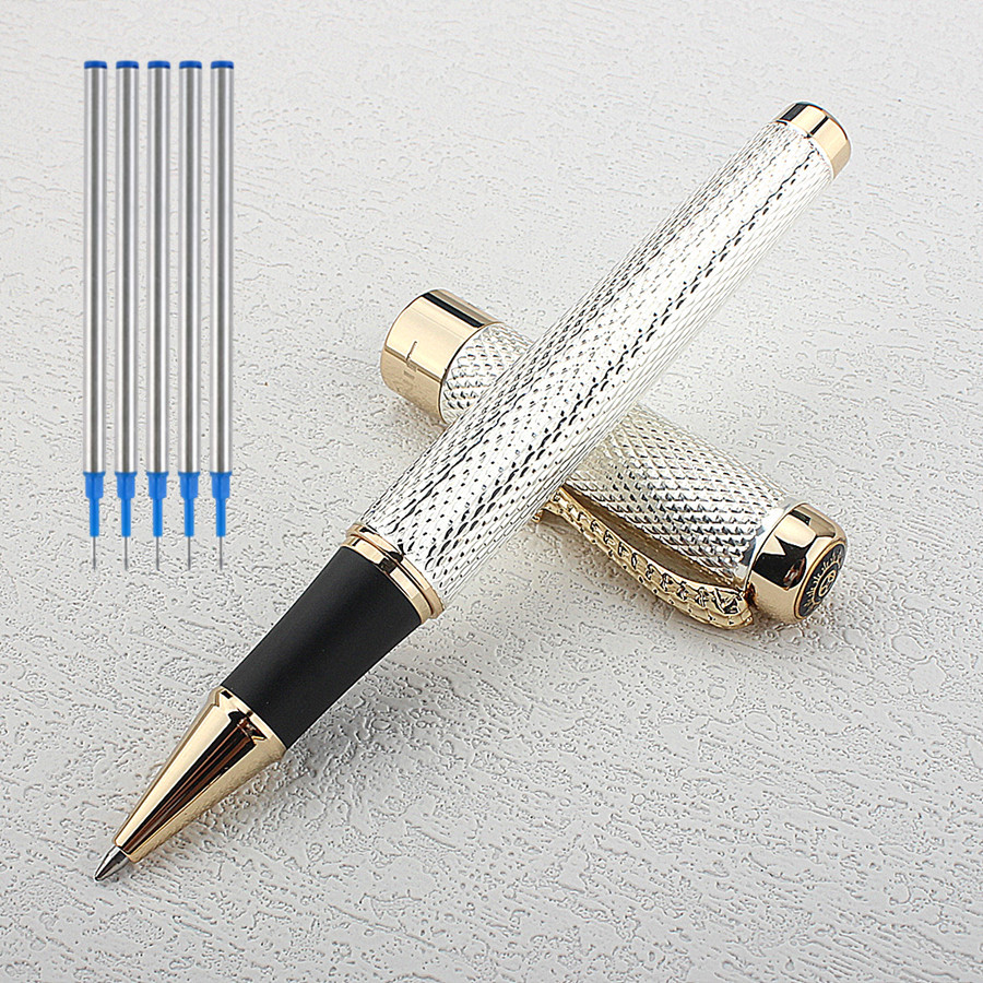 Stationery Supply Business - Jinhao 1200 Gold/Silver Metal 0.7MM nib