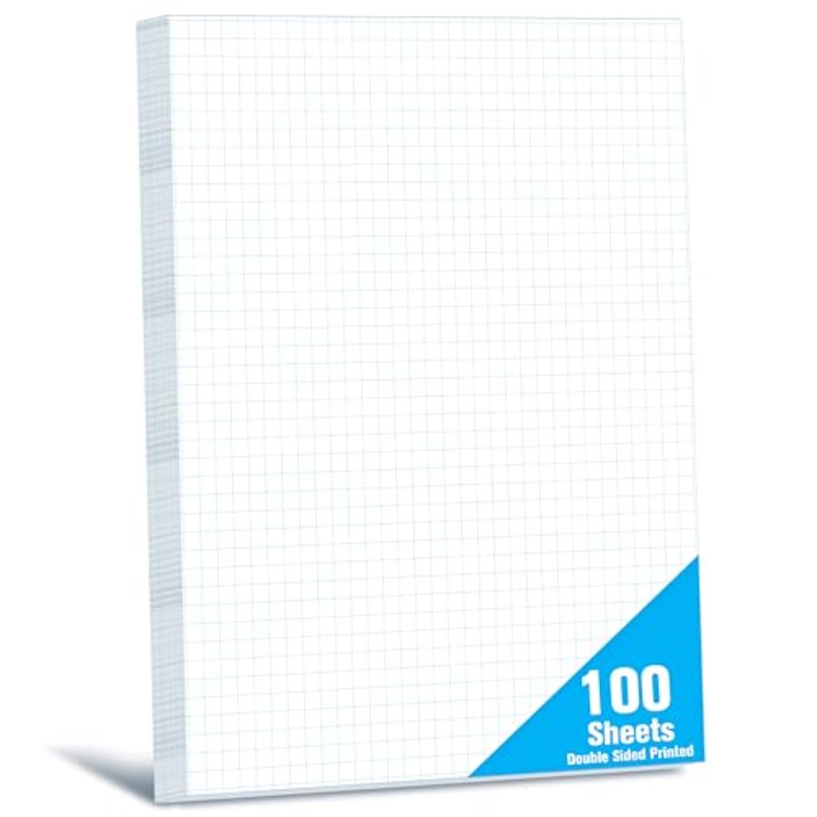 100 Sheets Graph Paper Double- – Graph Paper Pad Bewertung und Preis