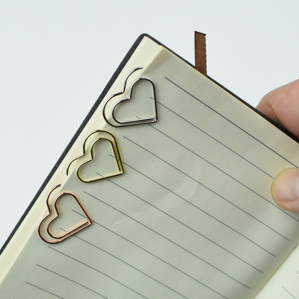 12-Piece Set Heart Paper Clips – Binder Clip Assorted Bewertung und Preis