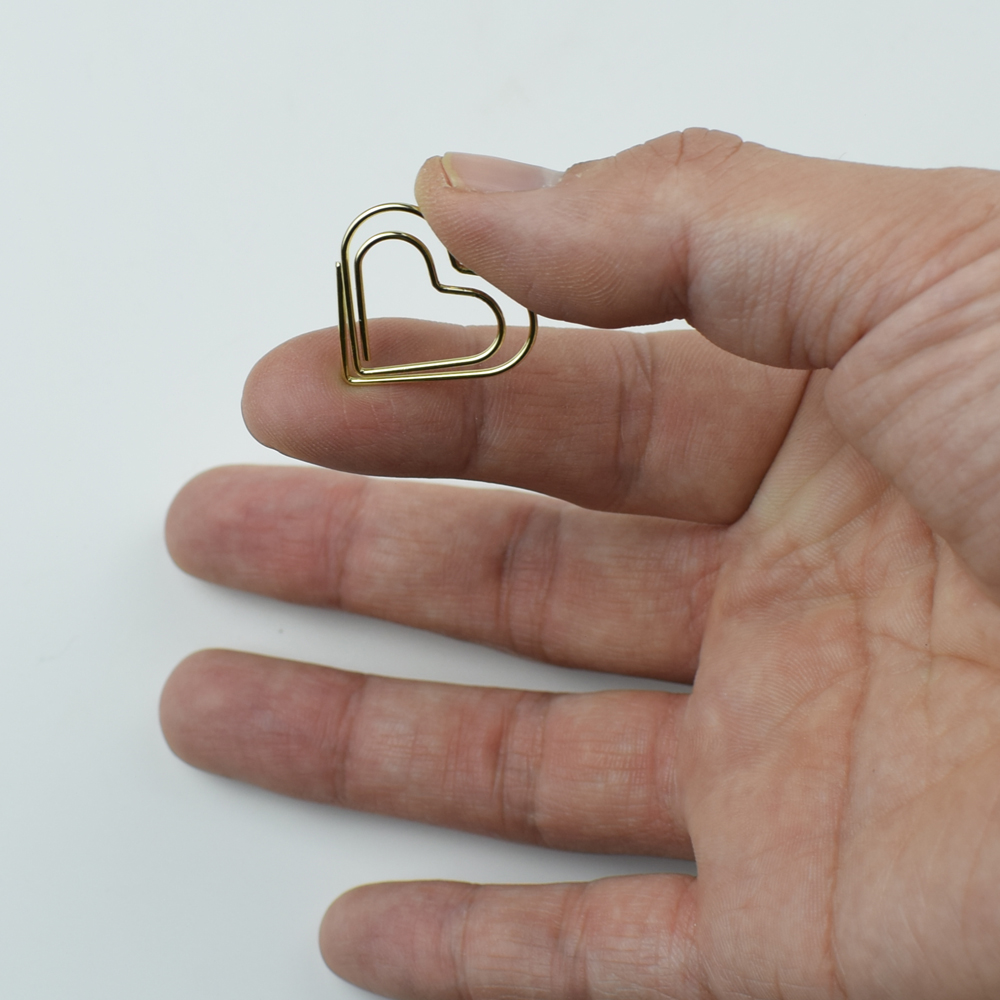 12-Piece Set Heart Paper Clips – Binder Clip Assorted Bewertung und Preis