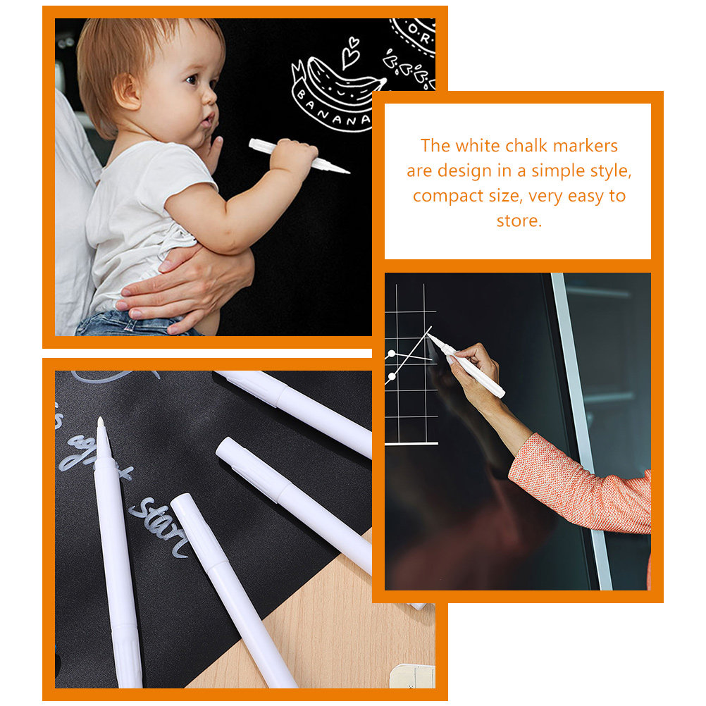 10Pcs White Chalk Markers Liqu – Correction Fluid White Bewertung und Preis