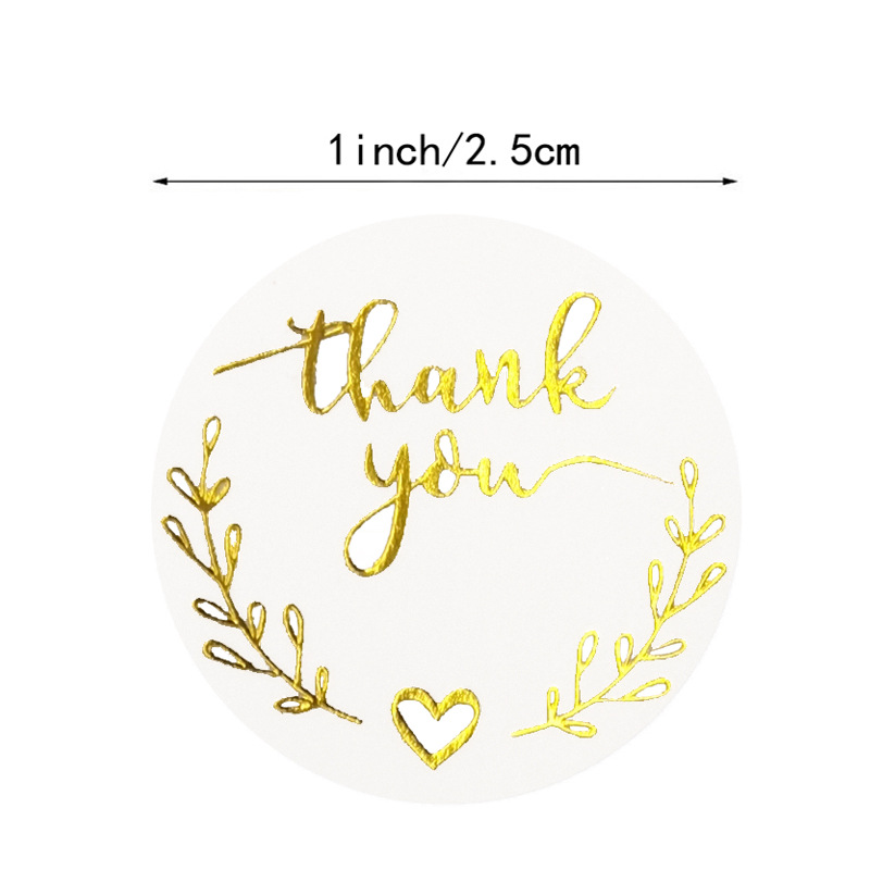 100-500pcs Gold Thank You Stic – Stationery Supply Business Bewertung und Preis