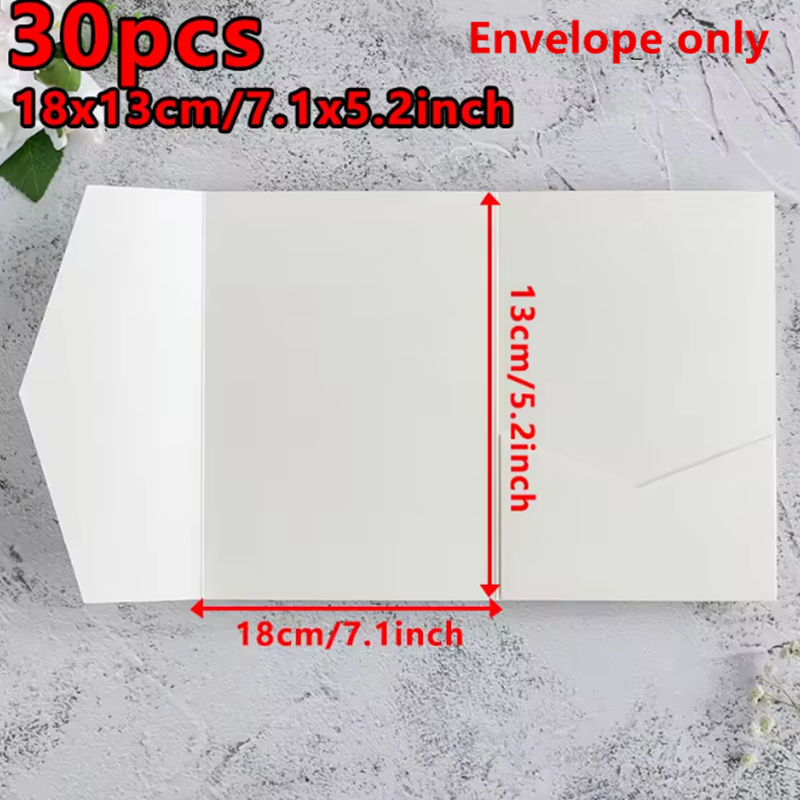 30pcs 18x13cm Green Envelopes  – Stationery Supply Business Bewertung und Preis