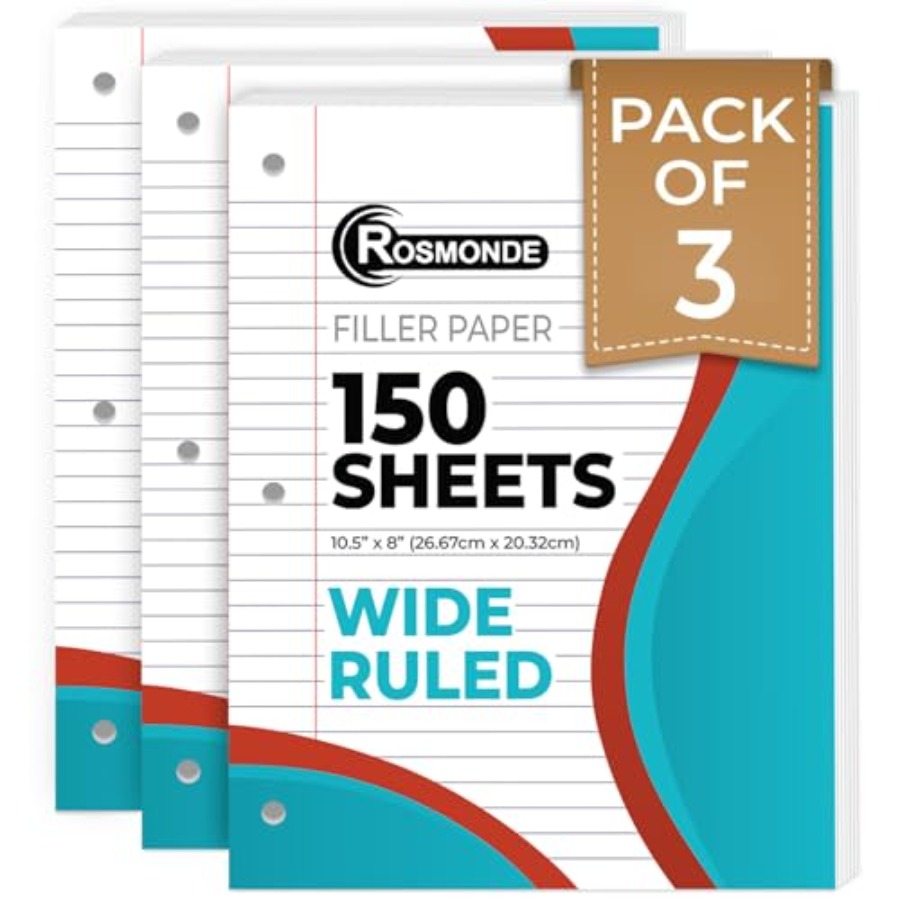 Loose Leaf Paper, 450 Sheets,, – Paper Punch 3 Hole Bewertung und Preis