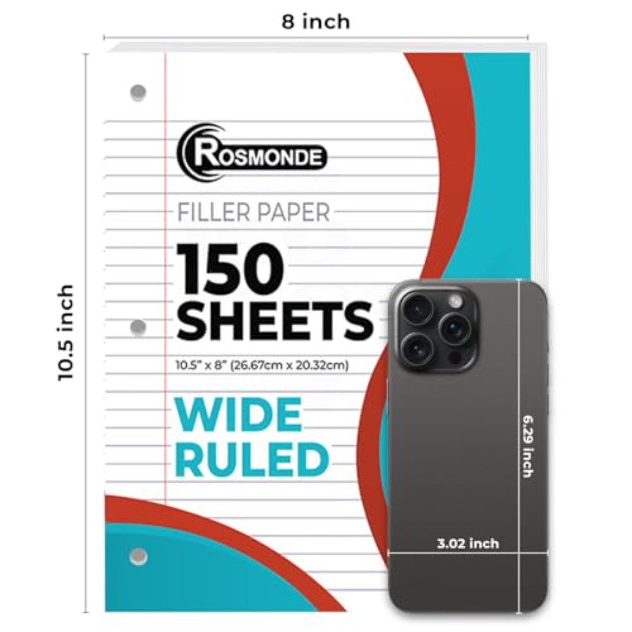 Loose Leaf Paper, 450 Sheets,, – Paper Punch 3 Hole Bewertung und Preis