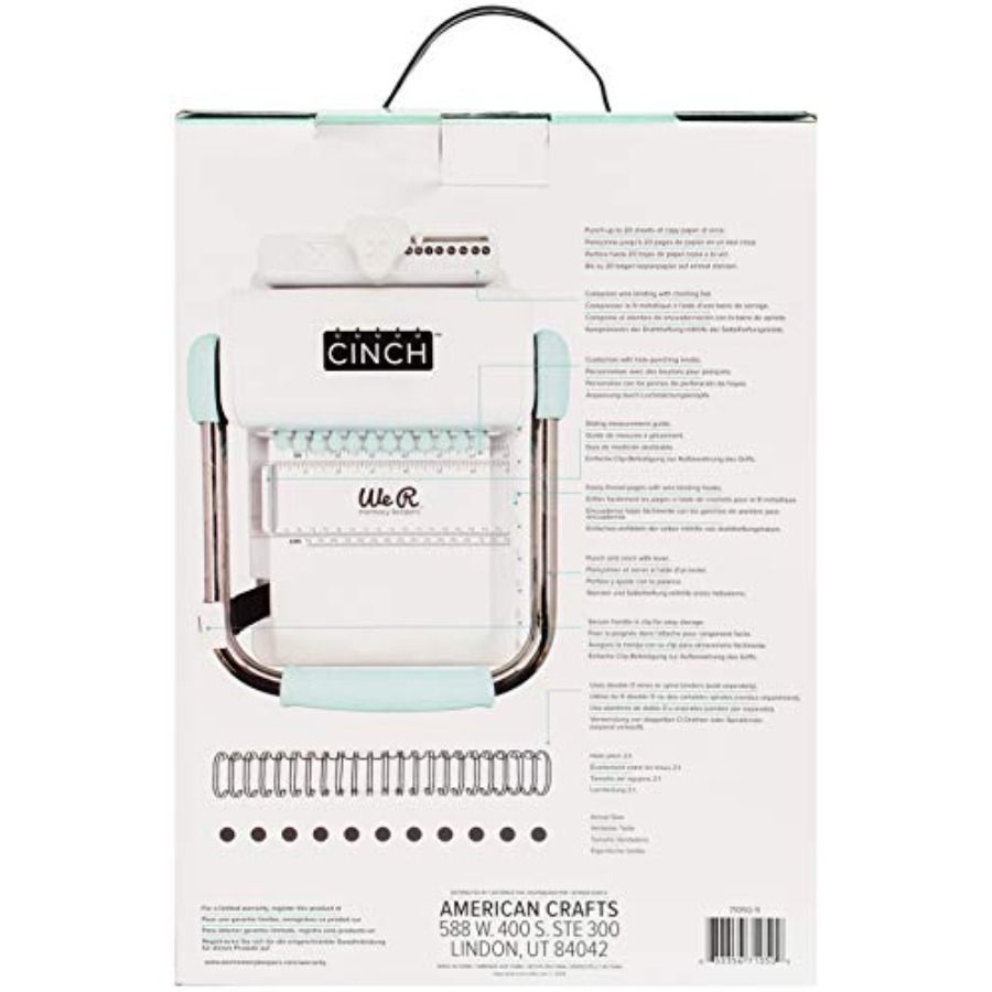 Cinch Book Binding Machine Ver – Binding Comb Plastic Bewertung und Preis
