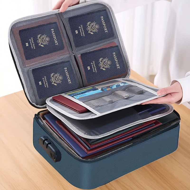 Lockable File Storage Bag,3-La – Portfolio Folder Zip Bewertung und Preis