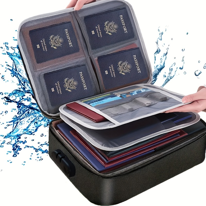 Lockable File Storage Bag,3-La – Portfolio Folder Zip Bewertung und Preis