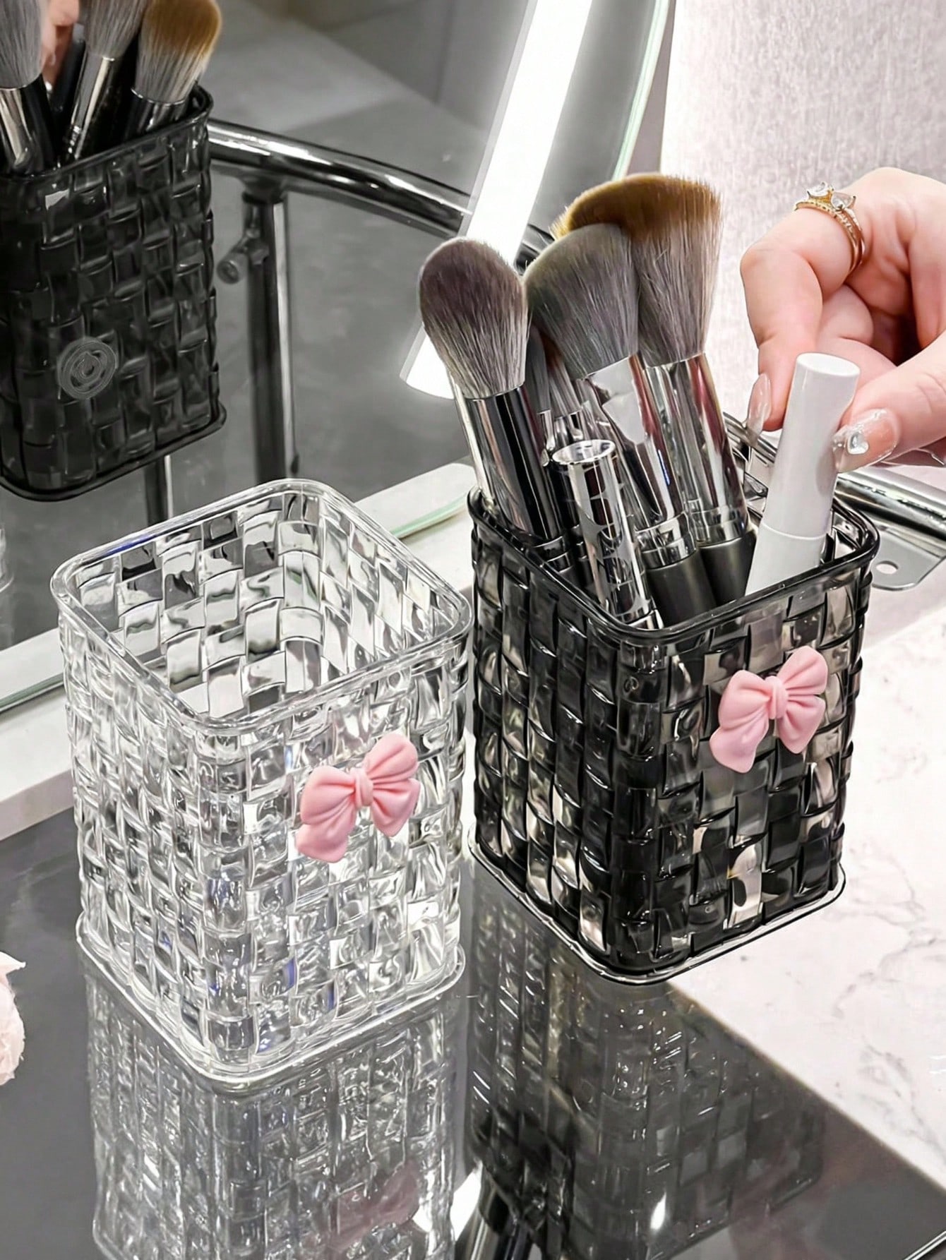 1pc Woven Texture Makeup Brush – Office Stationery And Supply Bewertung und Preis