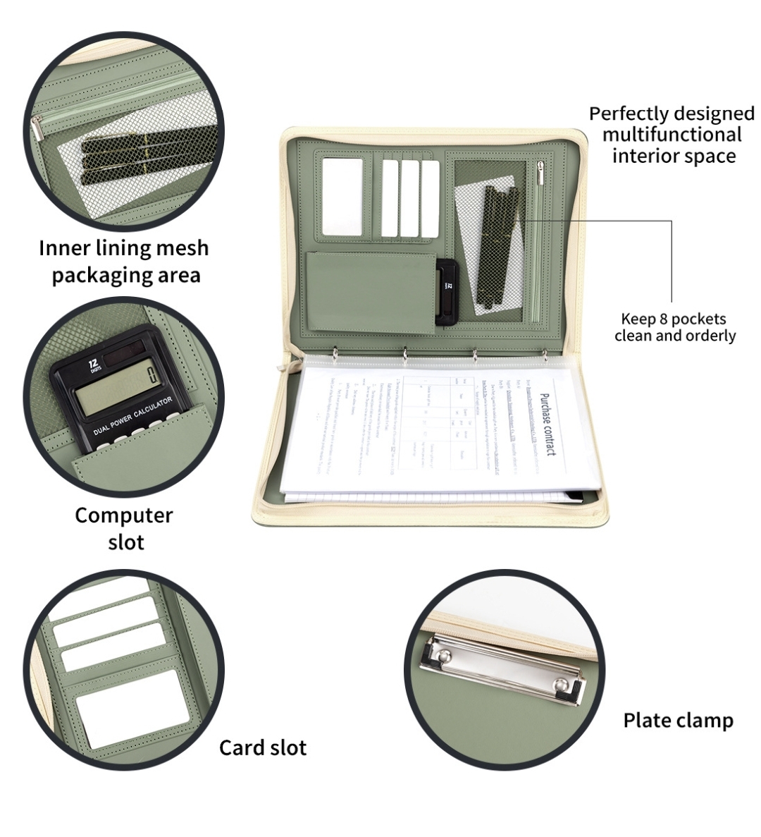 New A4 Zippered Padfolio Folde – Portfolio Folder Zip Bewertung und Preis