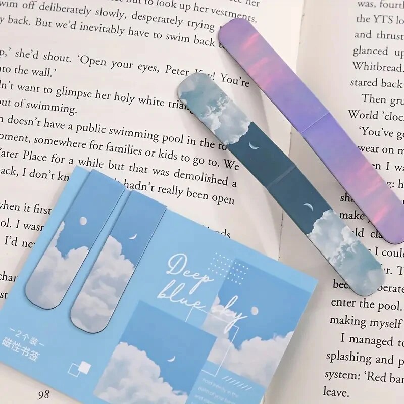 2pcs Fantasy Landscape Themed  – Bookmark Magnetic Clip Bewertung und Preis