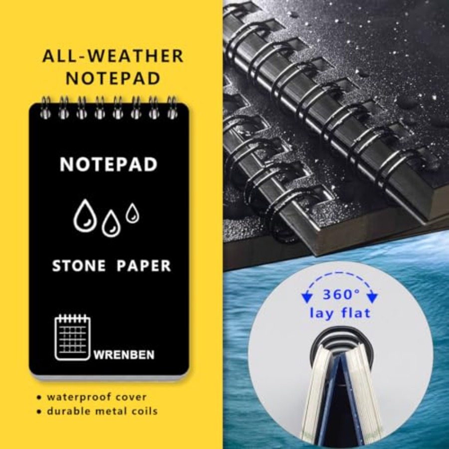 4PCS Waterproof Spiral Noteboo – Graph Paper Pad Bewertung und Preis