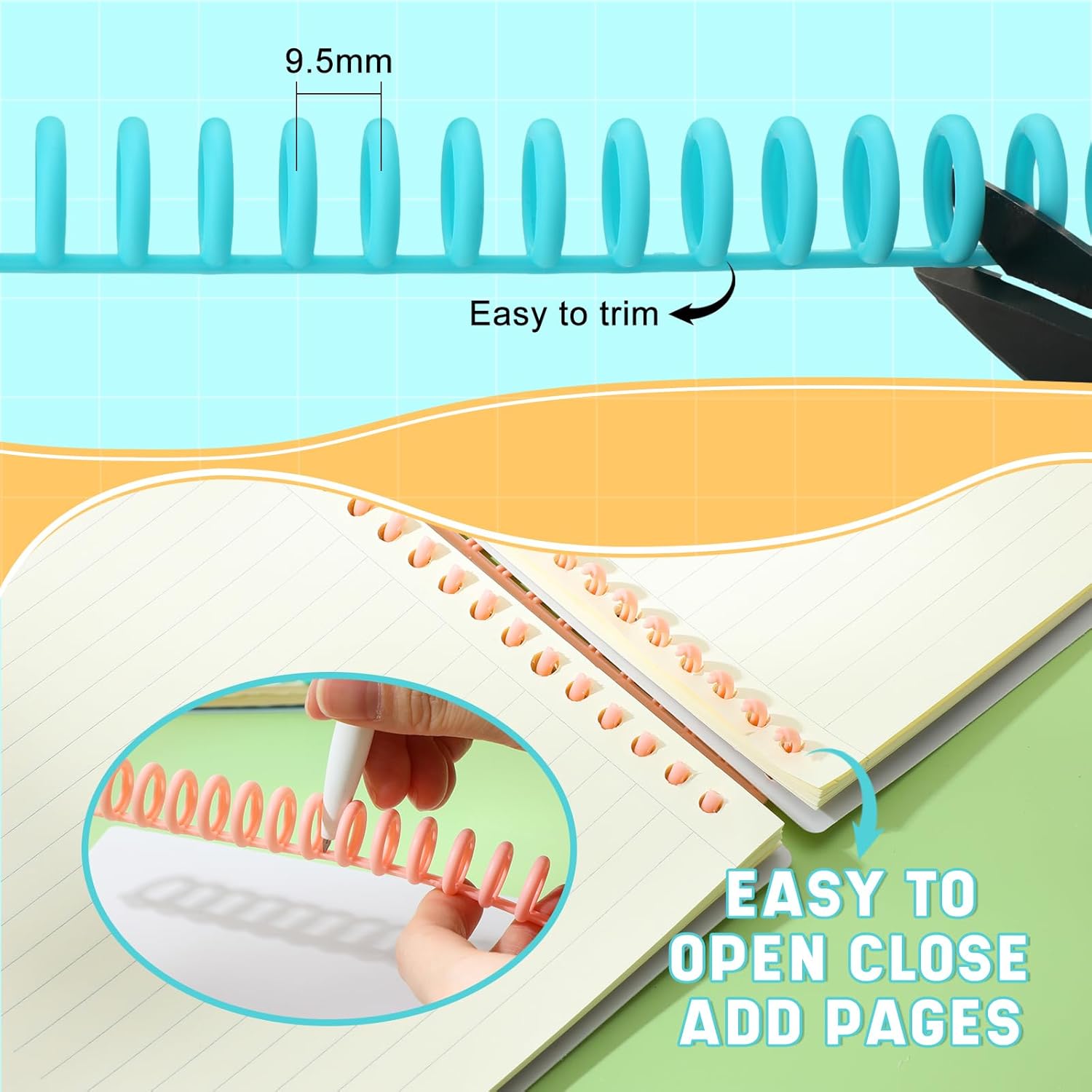 50 Pcs Comb Binding Spines 1/2 – Binding Comb Plastic Bewertung und Preis