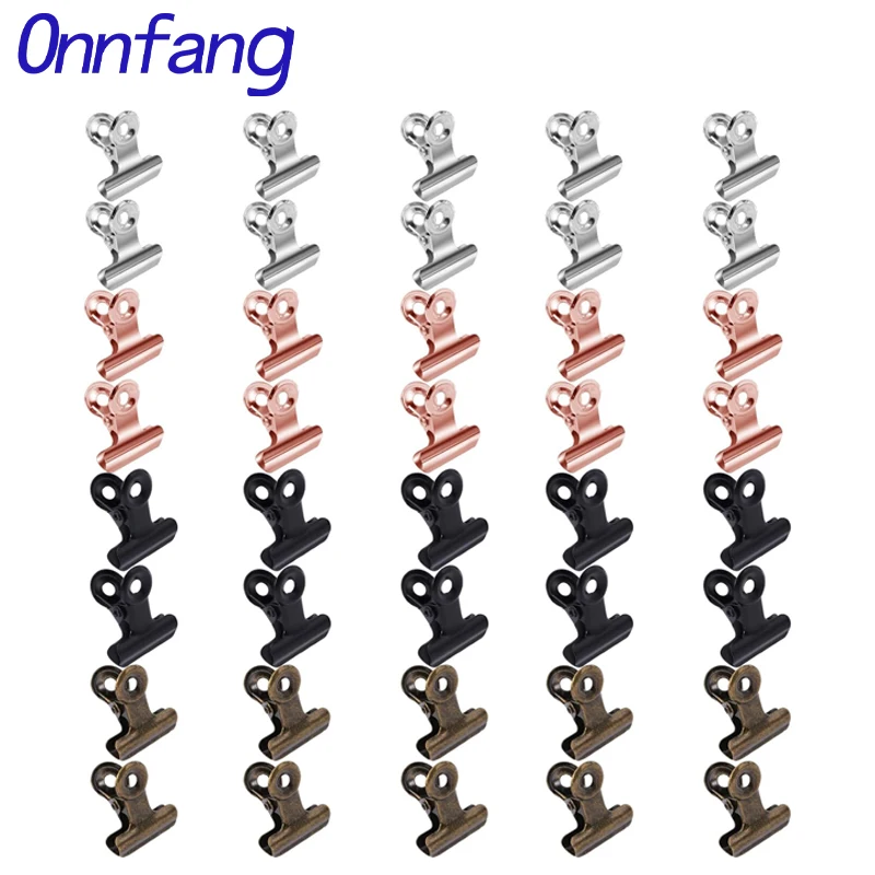 40/20PCS  Set Mini 21x23mm Met – Binder Clip Assorted Bewertung und Preis