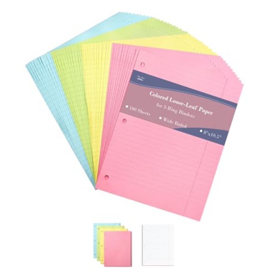 Mr. Pen- Colored Loose Leaf Pa – Paper Punch 3 Hole Bewertung und Preis