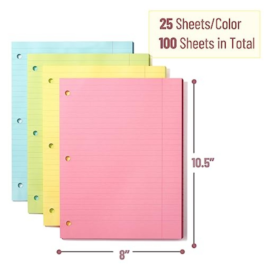Mr. Pen- Colored Loose Leaf Pa – Paper Punch 3 Hole Bewertung und Preis