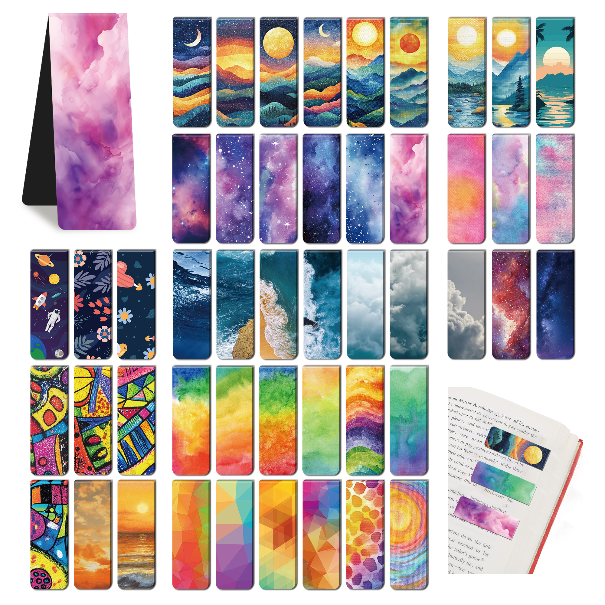 96pcs Colorful Magnetic Bookma – Bookmark Magnetic Clip Bewertung und Preis