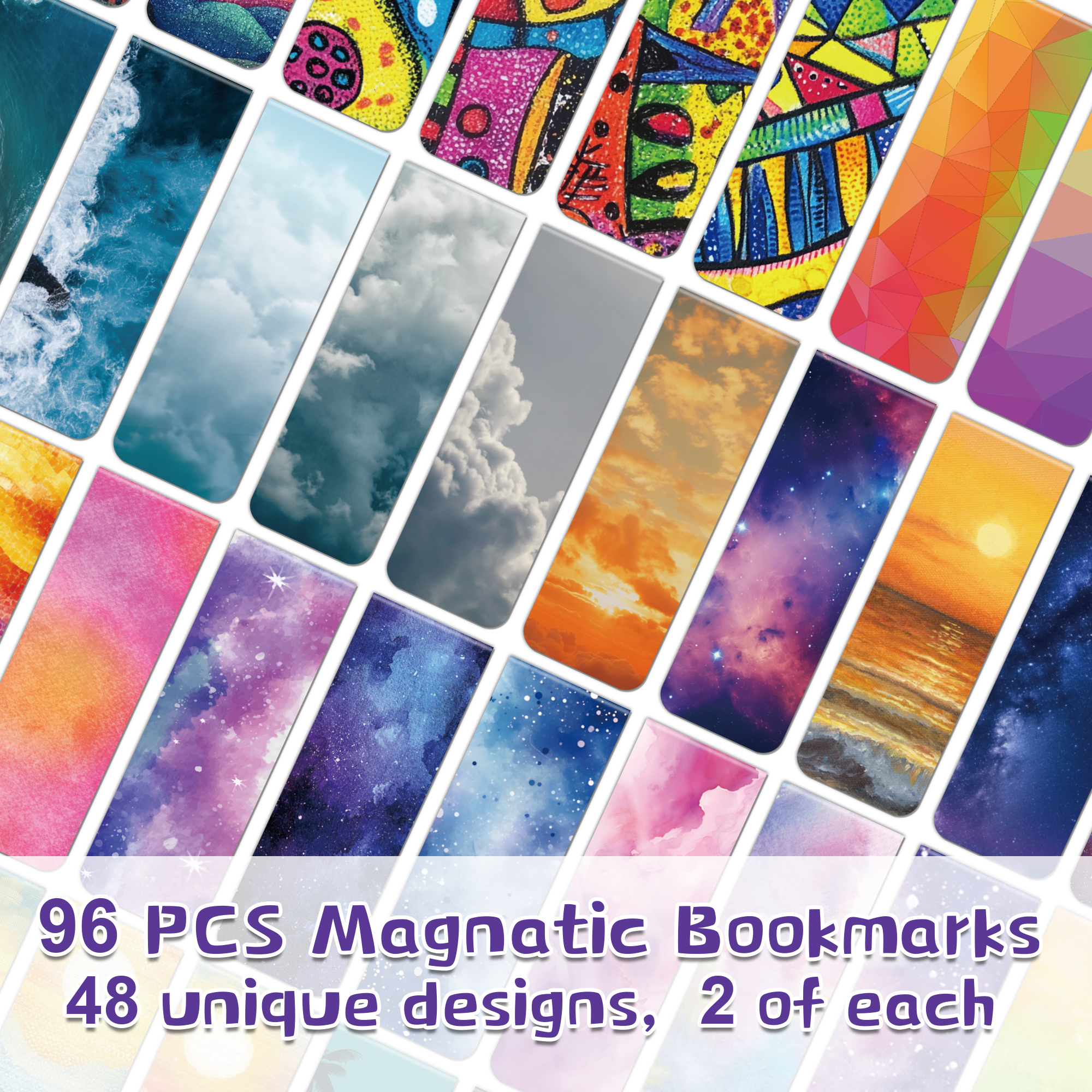 96pcs Colorful Magnetic Bookma – Bookmark Magnetic Clip Bewertung und Preis