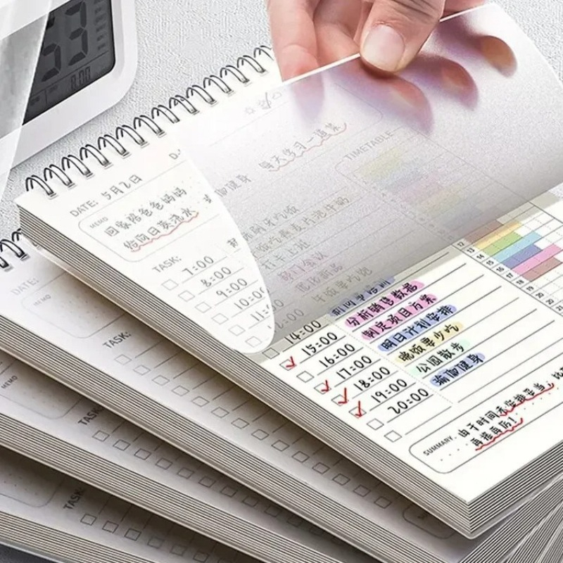 2PCS Planner Agenda Spiral A5  – Office Stationery Supply List Bewertung und Preis