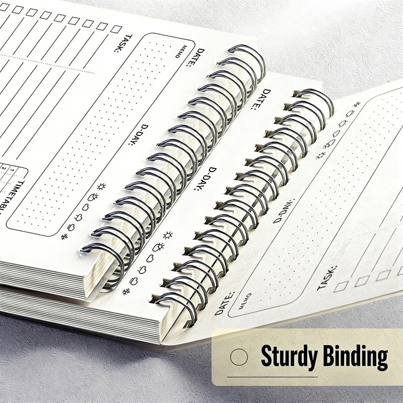 2PCS Planner Agenda Spiral A5  – Office Stationery Supply List Bewertung und Preis