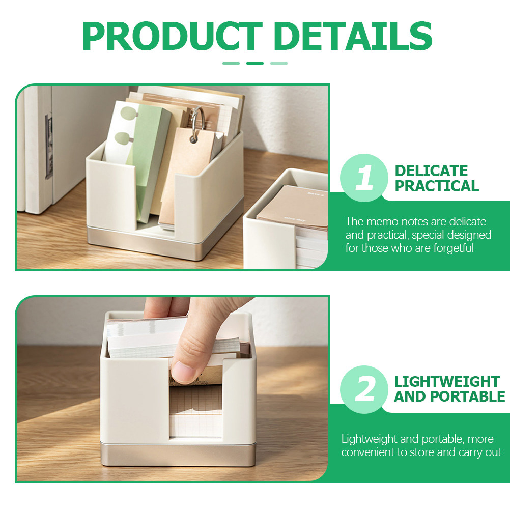 1Set Memo Box Memo Pad Holder  – Office Stationery Supply List Bewertung und Preis