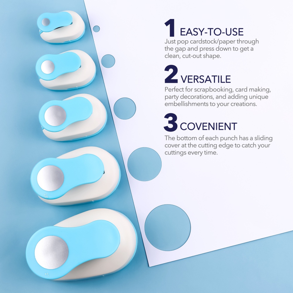 Circle Paper Cutter for Crafts – Paper Punch 3 Hole Bewertung und Preis