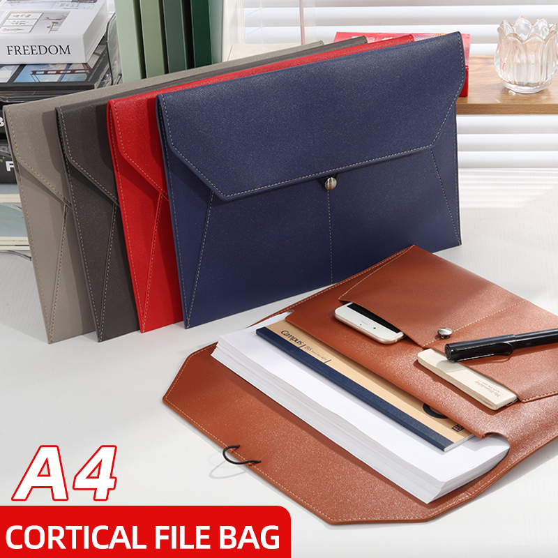 A4 Business Leather File Bag M – Portfolio Folder Zip Bewertung und Preis