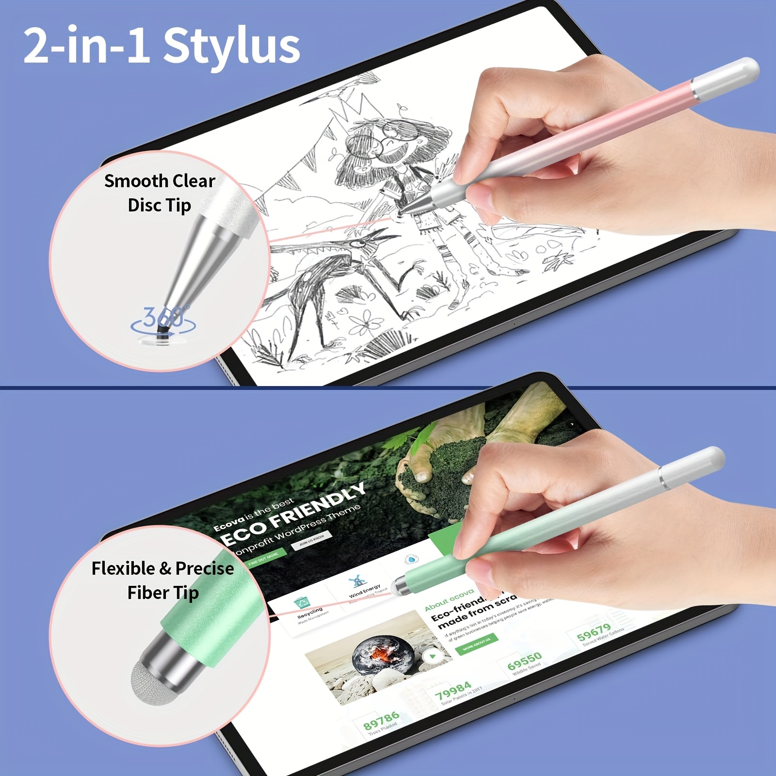 2 in 1 Universal Stylus Pen fo – Sticky Note Cube Bewertung und Preis