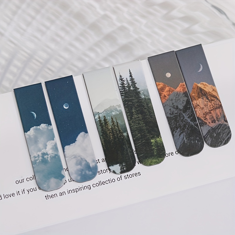 2pcs Landscape Themed Magnetic – Bookmark Magnetic Clip Bewertung und Preis