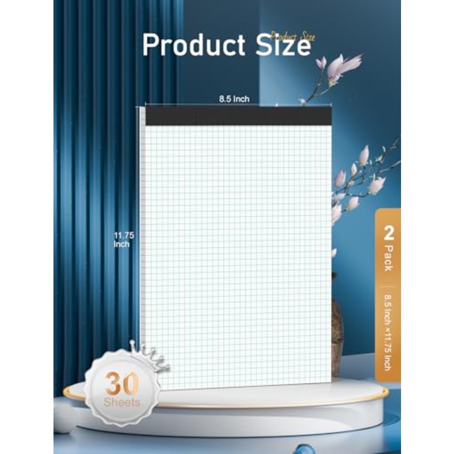 Graph Paper Pad 11, 2 Pack, 44 – Graph Paper Pad Bewertung und Preis