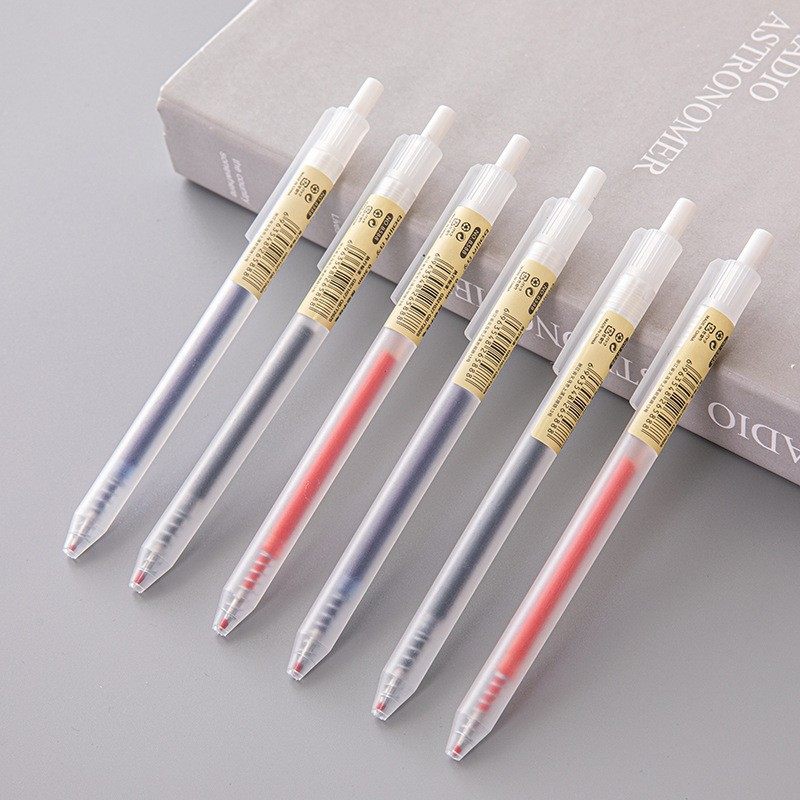 6/10Pcs 0.5mm Retractable Gel  – Stationery Supply Business Bewertung und Preis