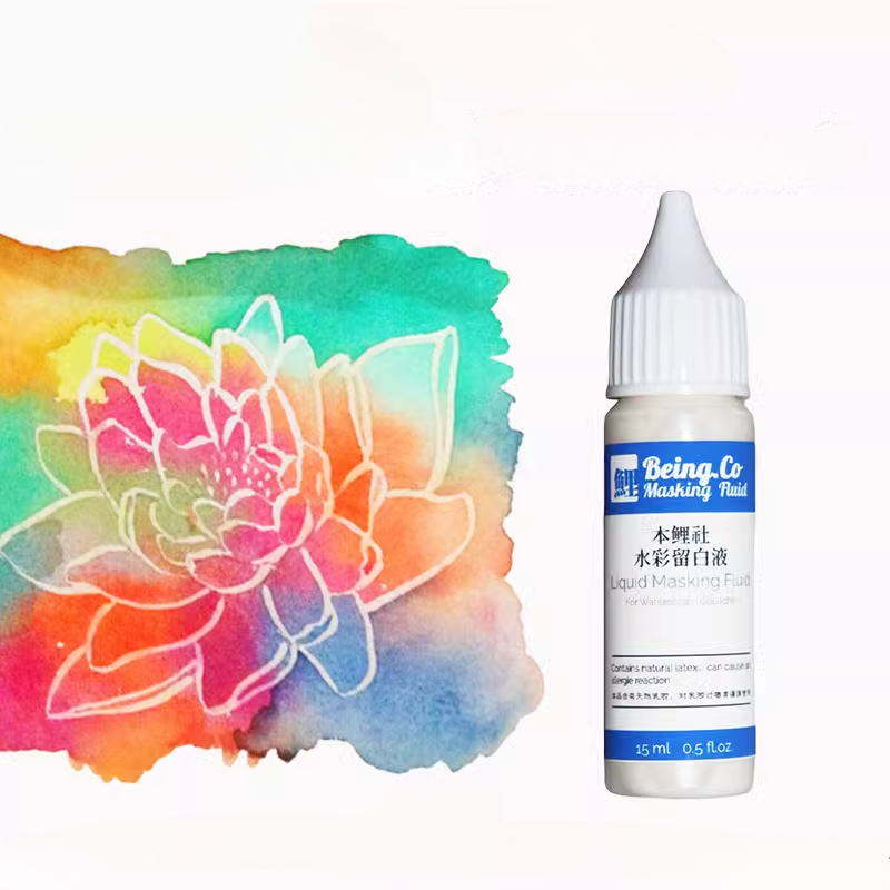 White/Blue Watercolor Masking  – Correction Fluid White Bewertung und Preis