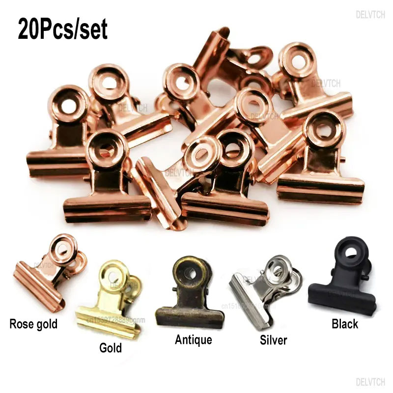 20PCS/Set 21mm*23mm Round Meta – Binder Clip Assorted Bewertung und Preis