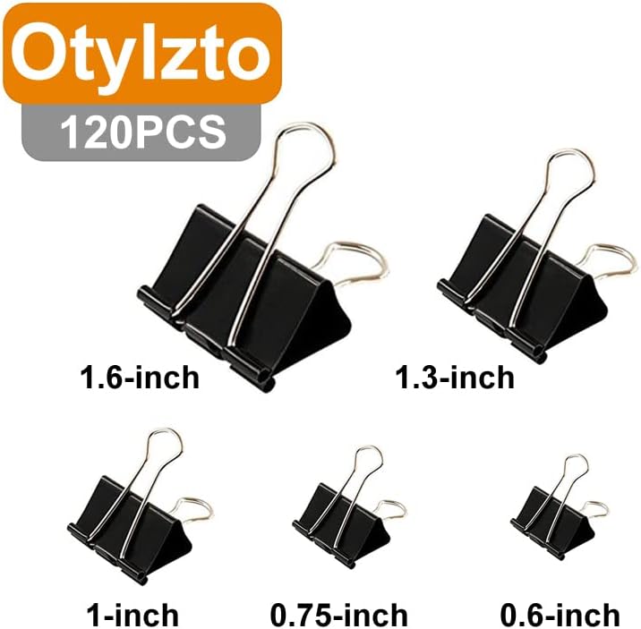 120Pcs Binder Clips Assorted S – Binder Clip Assorted Bewertung und Preis