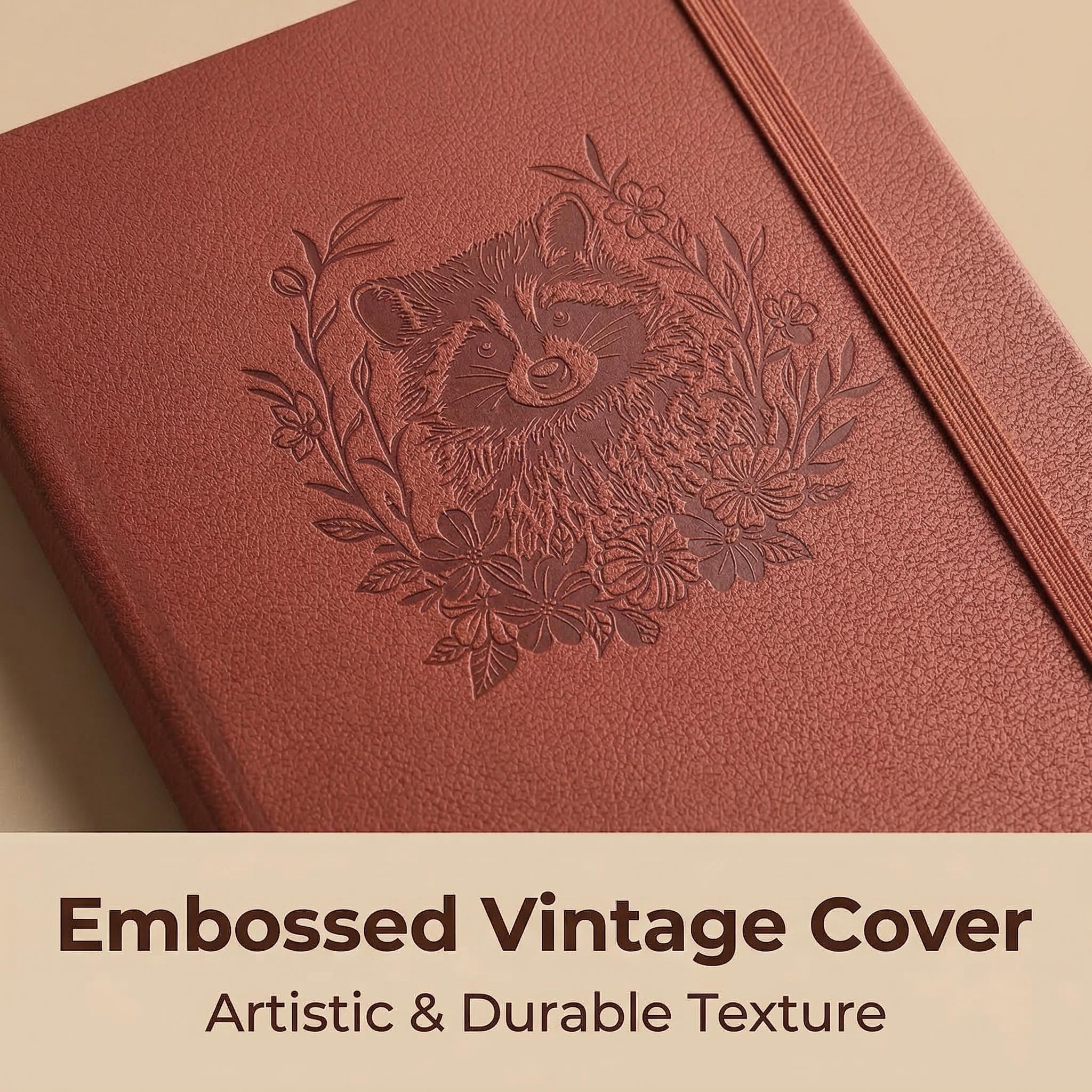 A5 Embossed Raccoon Dot Grid J – Notebook Dotted A5 Bewertung und Preis