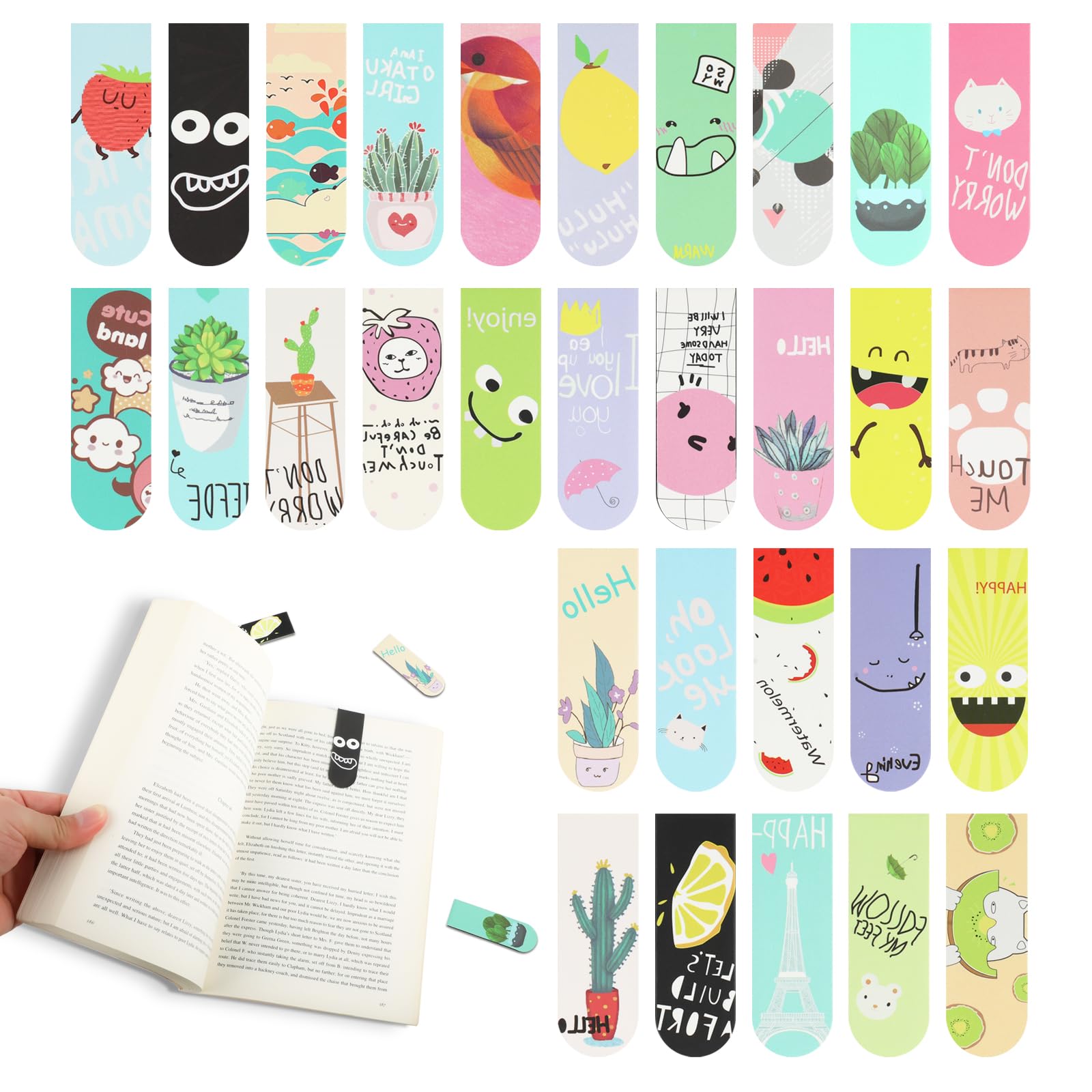 18pcs/30pcs Magnetic Bookmarks – Bookmark Magnetic Clip Bewertung und Preis