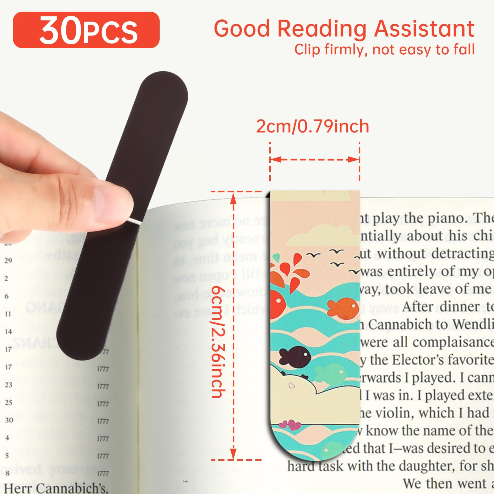 18pcs/30pcs Magnetic Bookmarks – Bookmark Magnetic Clip Bewertung und Preis