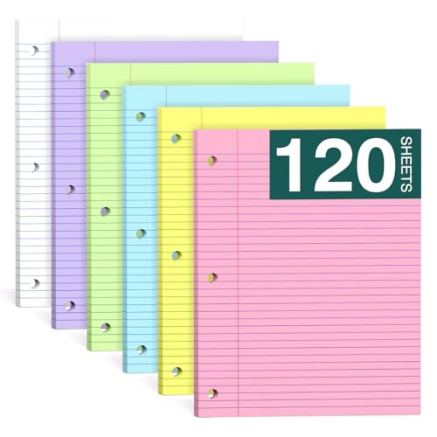 Note Pads 8 X 10.5 Loose Leaf  – Paper Punch 3 Hole Bewertung und Preis