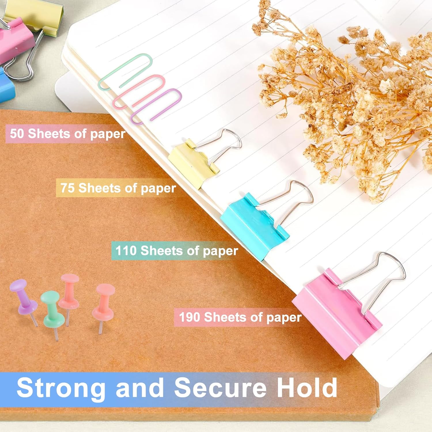 Colored Paper Clips and Binder – Binder Clip Assorted Bewertung und Preis