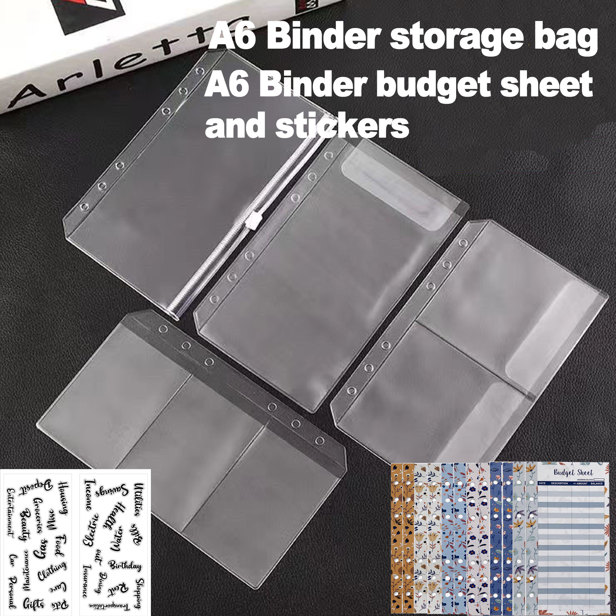 A6 Binder Pockets 6 Holes Cash – Portfolio Folder Zip Bewertung und Preis