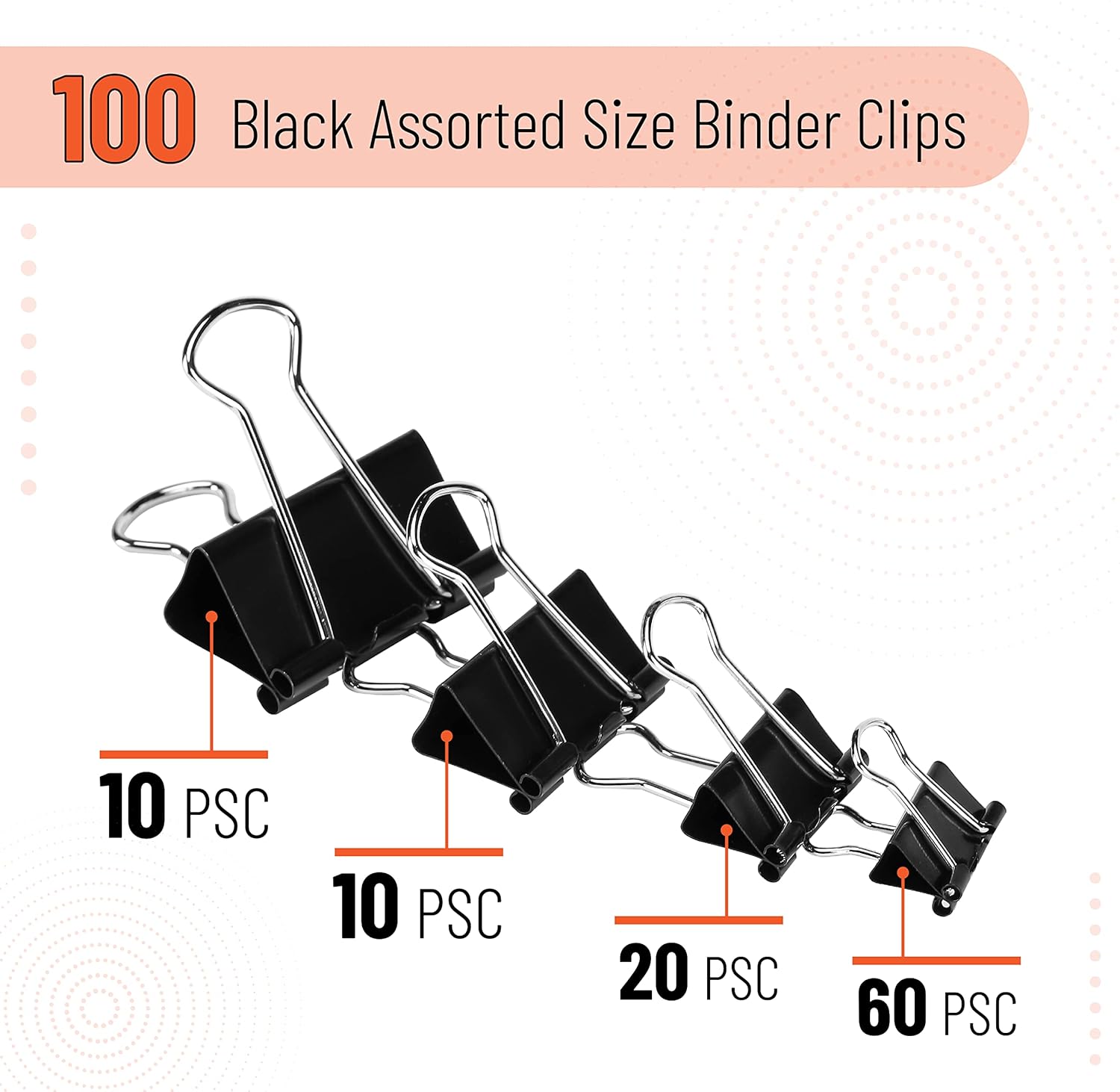 Binder Clips, 100 pcs Assorted – Binder Clip Assorted Bewertung und Preis