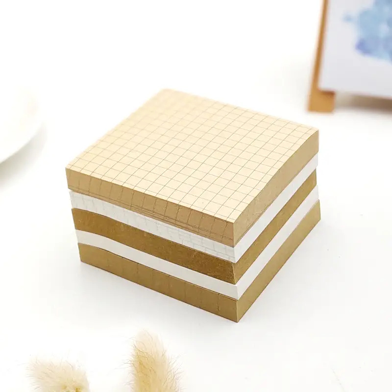 3 Packs Kraft Paper Sticky Not – Graph Paper Pad Bewertung und Preis