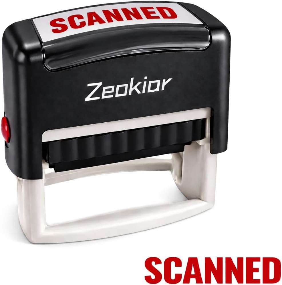Self-Inking Scanned Stamp, Red – Self Inking Stamp Bewertung und Preis