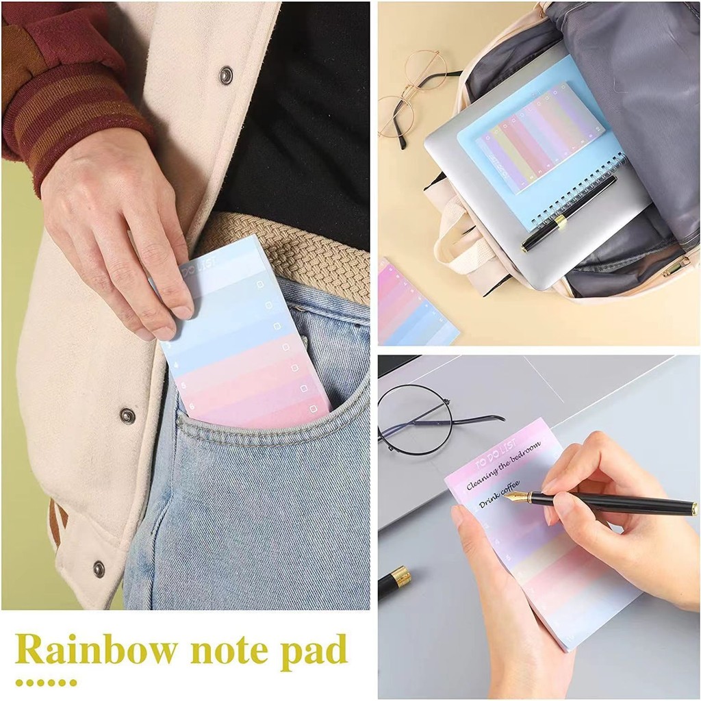 50 Pages Colorful Gradient Sti – Office Stationery Supply List Bewertung und Preis