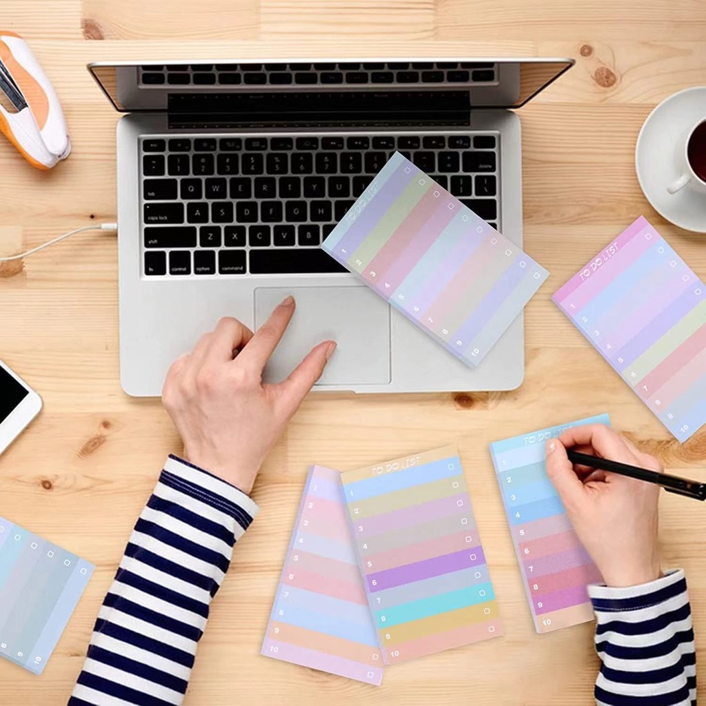 50 Pages Colorful Gradient Sti – Office Stationery Supply List Bewertung und Preis