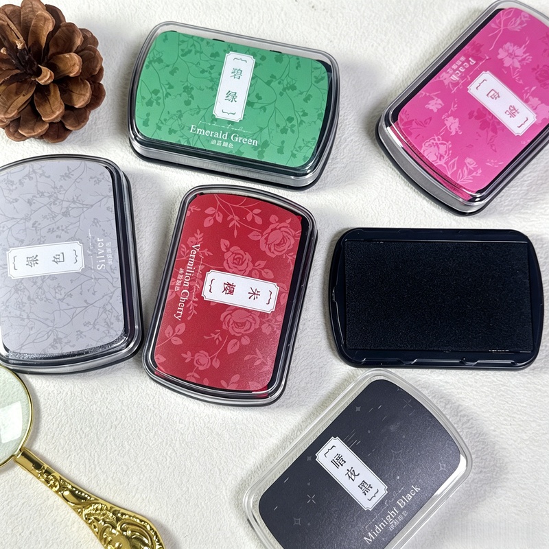 1pc Oil-Based Ink Pad, Colorfu – Self Inking Stamp Bewertung und Preis