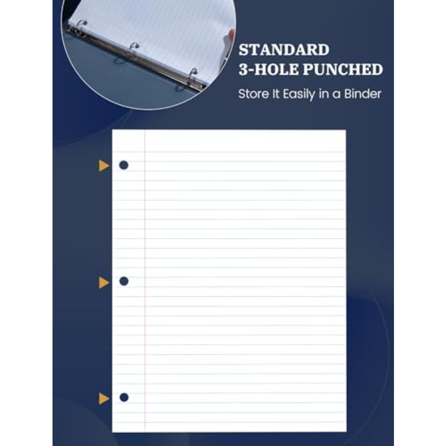 Loose Leaf Paper 8.5 x 11, Loo – Paper Punch 3 Hole Bewertung und Preis