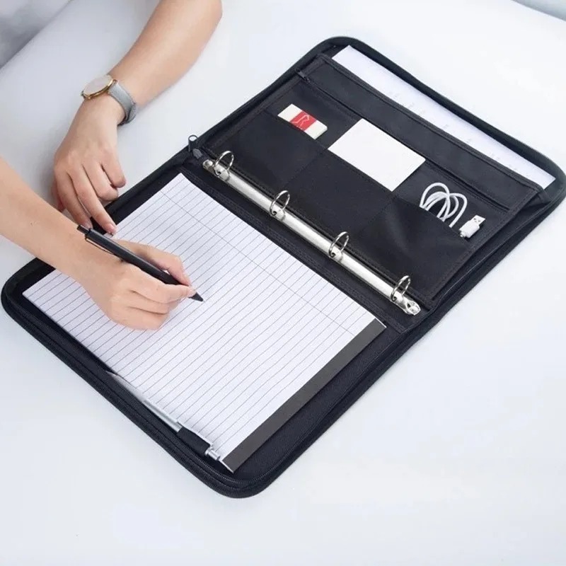 Large Black Business Portfolio – Portfolio Folder Zip Bewertung und Preis